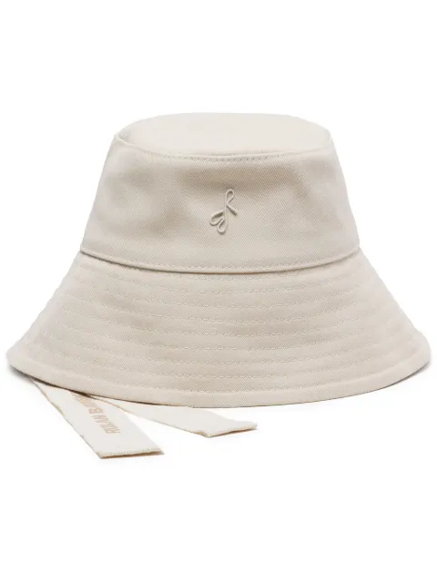 Ruslan Baginskiy logo-appliqué cotton bucket hat