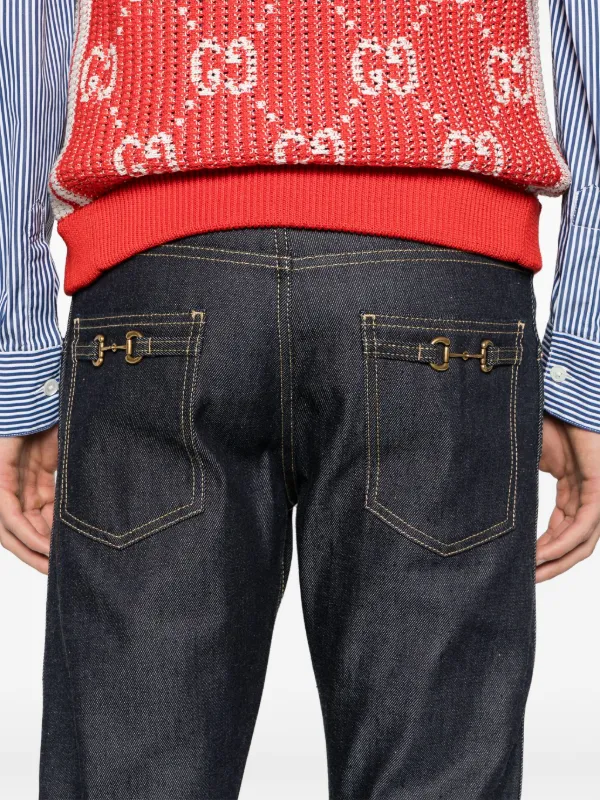 Gucci low-rise Tailored Jeans - Farfetch