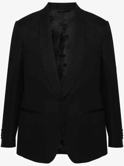 Lardini metallic-threading blazer