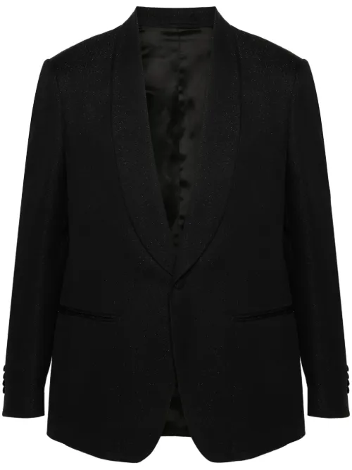 Blazer en maille métallisée - Lardini - Modalova