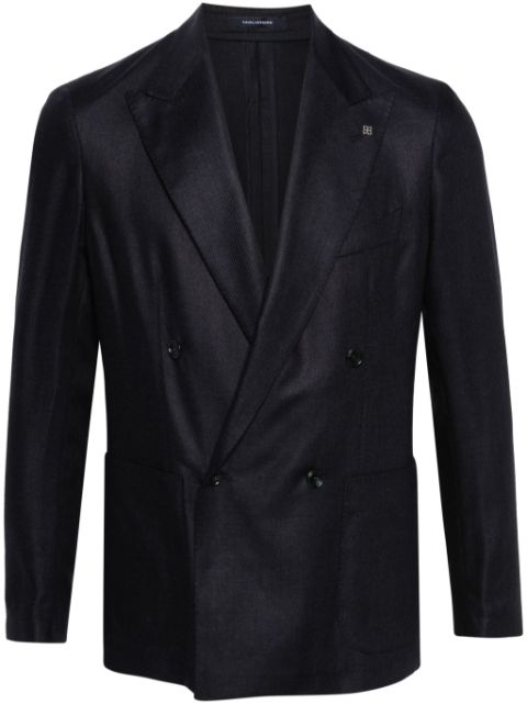 Tagliatore double-breasted silk blazer Men