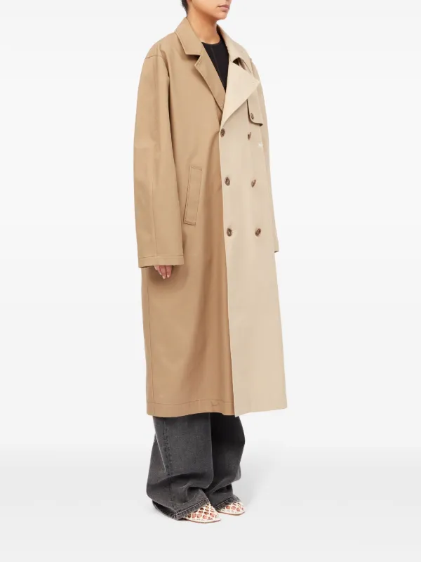 MM6 Maison Margiela カラーブロック トレンチコート
