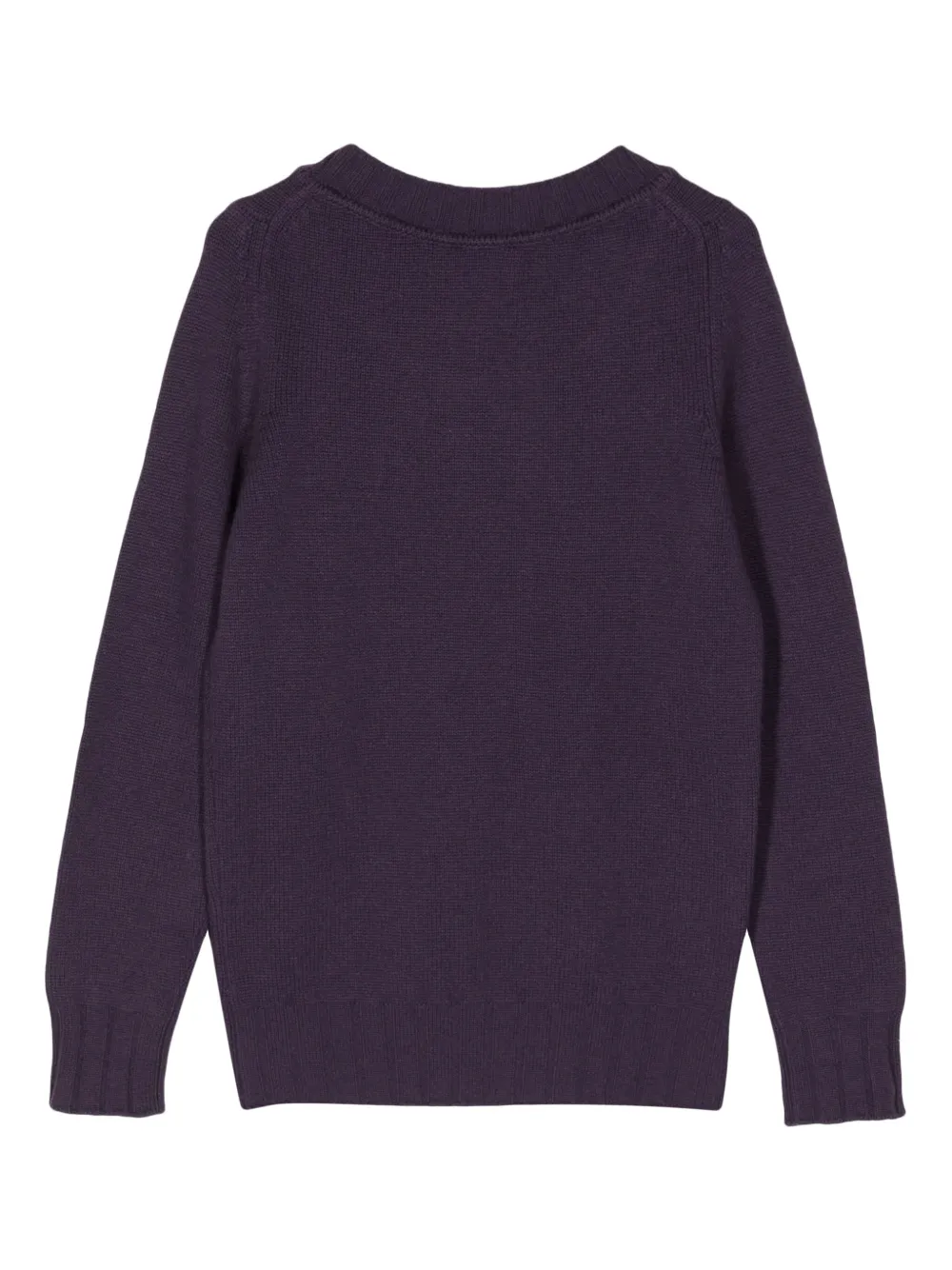 Pre-owned Chanel 2000s Crew-neck Cashmere Jumper In Purple