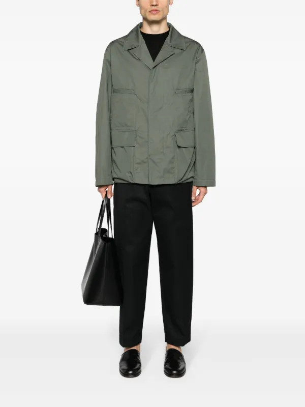 LEMAIRE button-down Cargo Jacket | Grey | FARFETCH