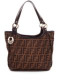 Fendi Pre-Owned Zucca canvas handbag - Brown