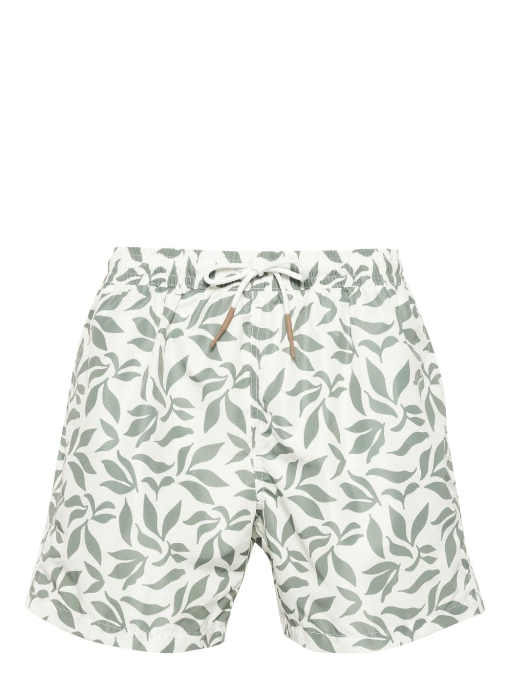 Eleventy floral-print swim shorts - Verde