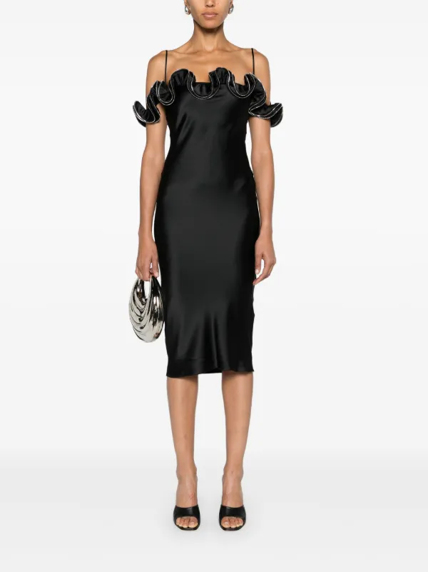 open lace back dress Coperni
