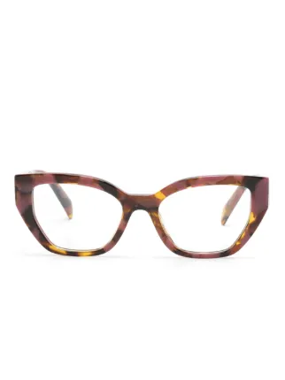Prada Women\'s Brown Cat-Eye Glasses Symbole cat-eye sunglasses in brown - Prada | Mytheresa main image 2
