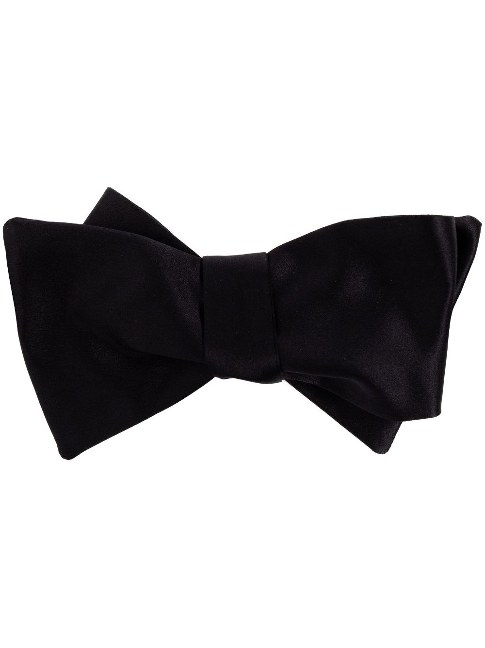Giorgio Armani adjustable-fit silk bow tie Blauw
