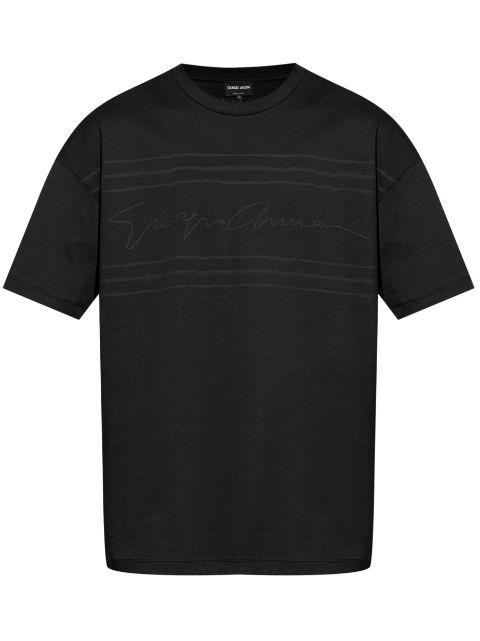 Giorgio Armani logo-print cotton t-shirt Men