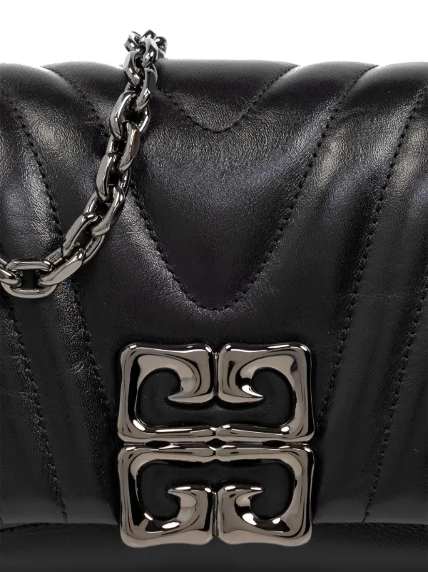 Givenchy Small 4G Quilted Crossbody Bag | Black | FARFETCH