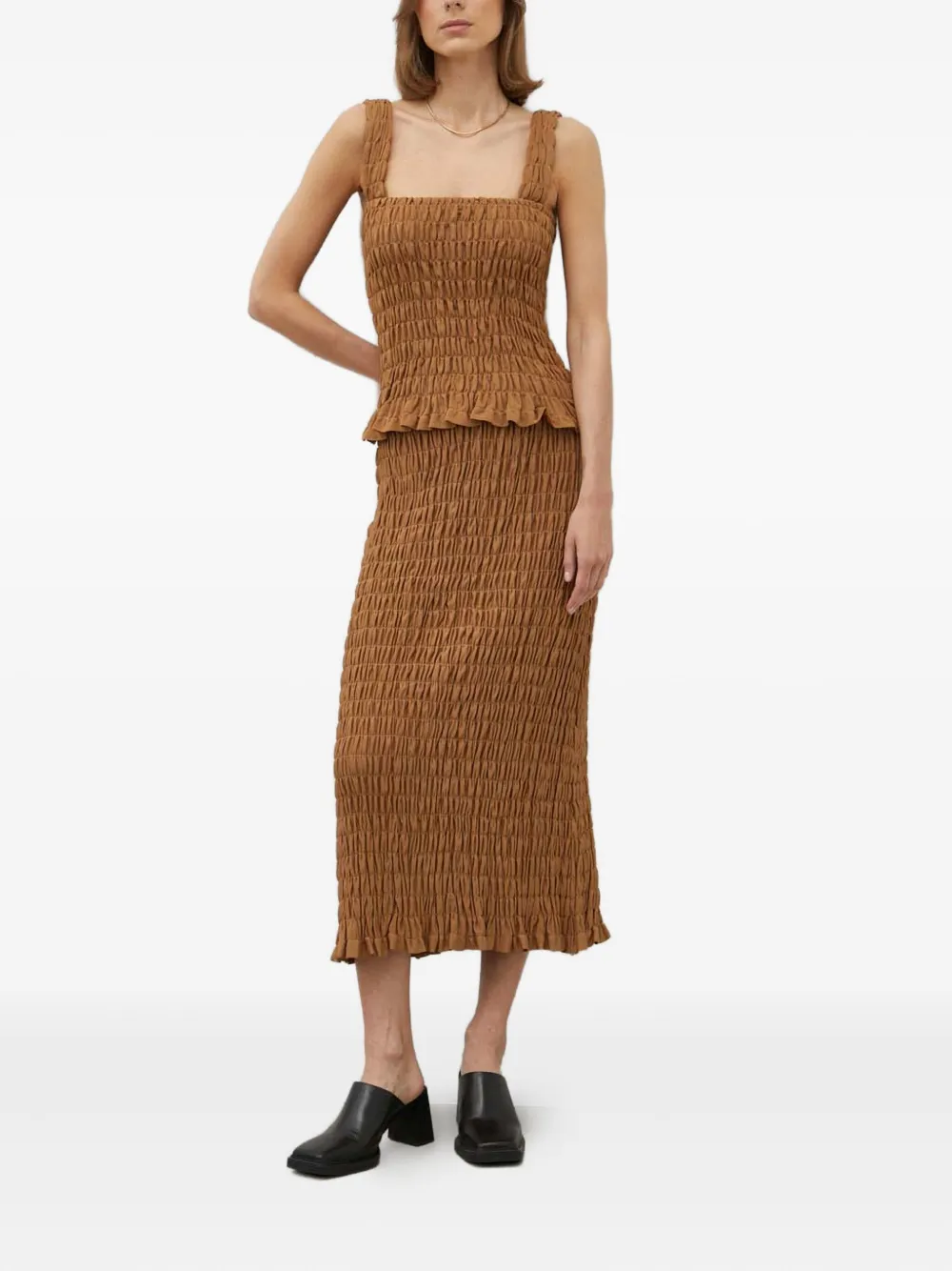 By Malene Birger ruffled midi skirt | Fitted Skirts | Image 2