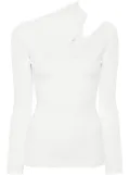 MANURI Bambina cut-out detail top - Neutrals
