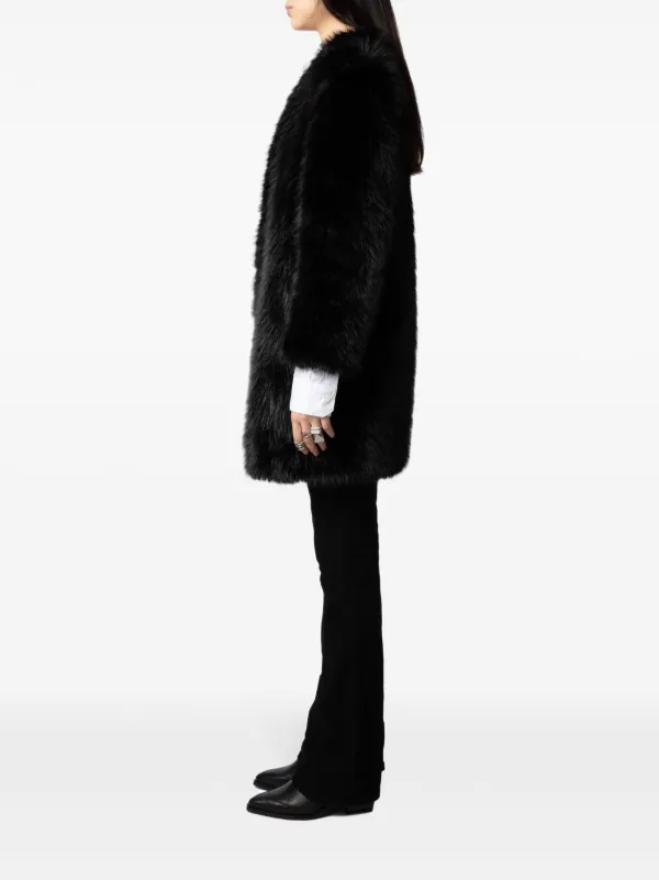 ZADIG & VOLTAIRE ザディグエヴォルテール　エコファーコート ZADIG & VOLTAIRE ザディグエヴォルテールエコファーコート