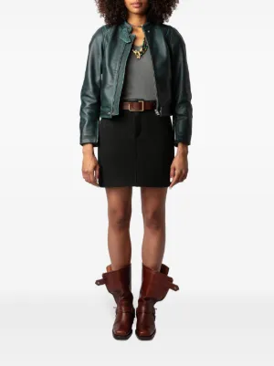 ZADIG&VOLTAIRE レザーライダース　XS Zadig & Voltaire Leather Jacket - XS