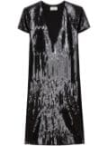 Zadig&Voltaire Rashu sequin mini dress - Black