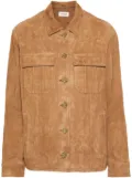 Zadig&Voltaire Kuba suede jacket - Brown