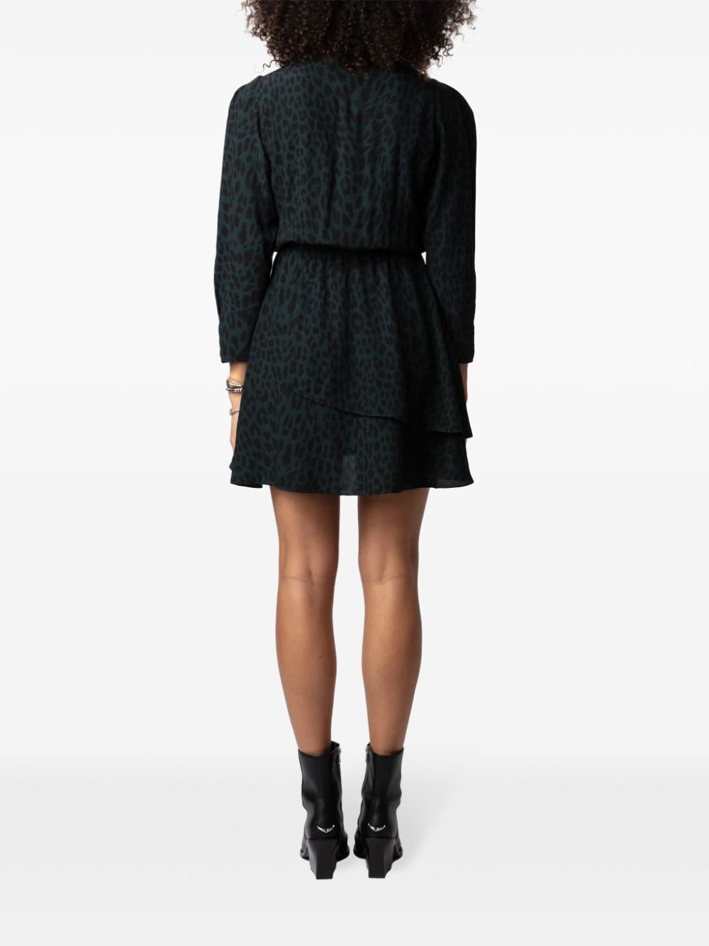 Shop Zadig & Voltaire Rogers Dress In Green