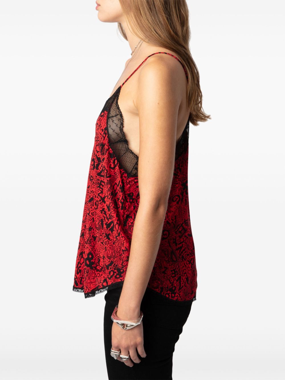 Shop Zadig & Voltaire Christy Blouse In Red