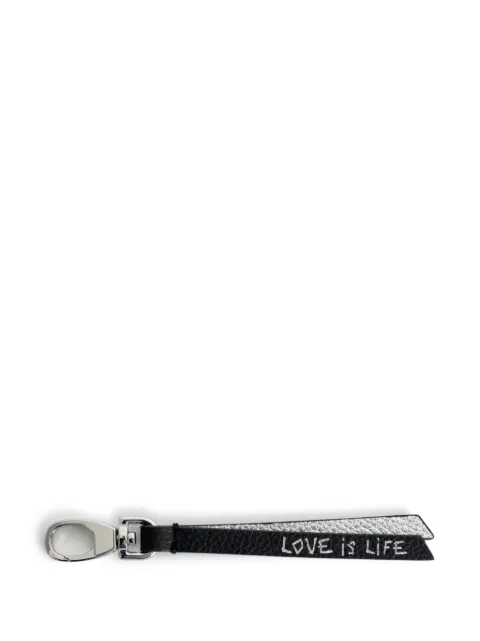 Zadig&Voltaire Love Link leather keyring