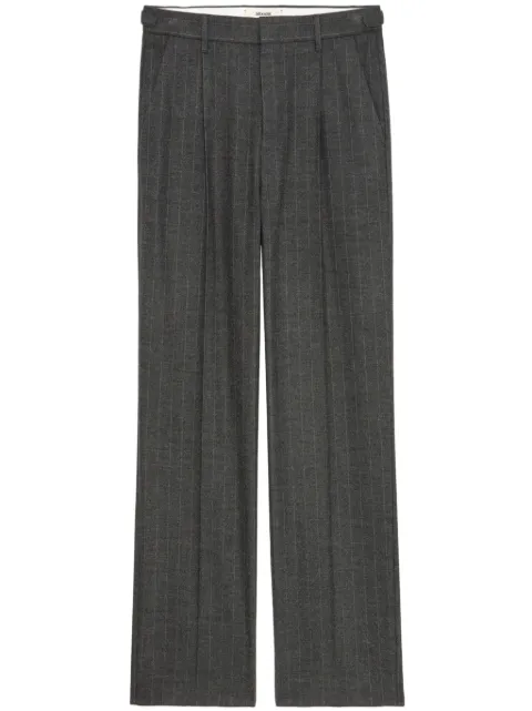 Zadig&Voltaire checkered pressed-crease trousers 