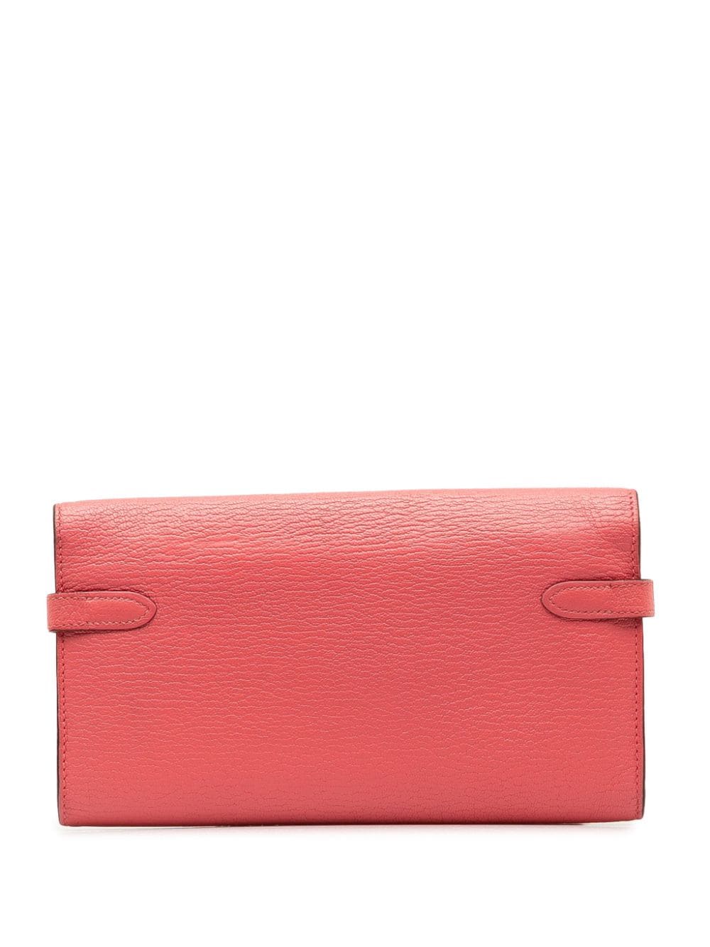Hermès Pre-Owned 2017 Chevre Classic Kelly Wallet long wallets - Roze