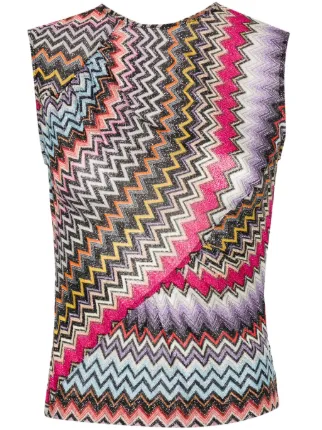 Missoni Top Mit Zickzackmuster - Farfetch 
