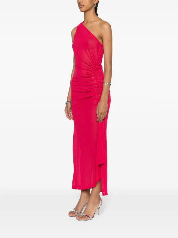 【関税&送料込】Givenchy Pink Viscose Dress Givenchy Draped Dress in Pink | Lyst
