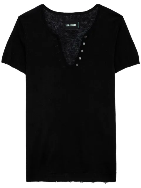 Zadig&Voltaire Celsy cashmere top