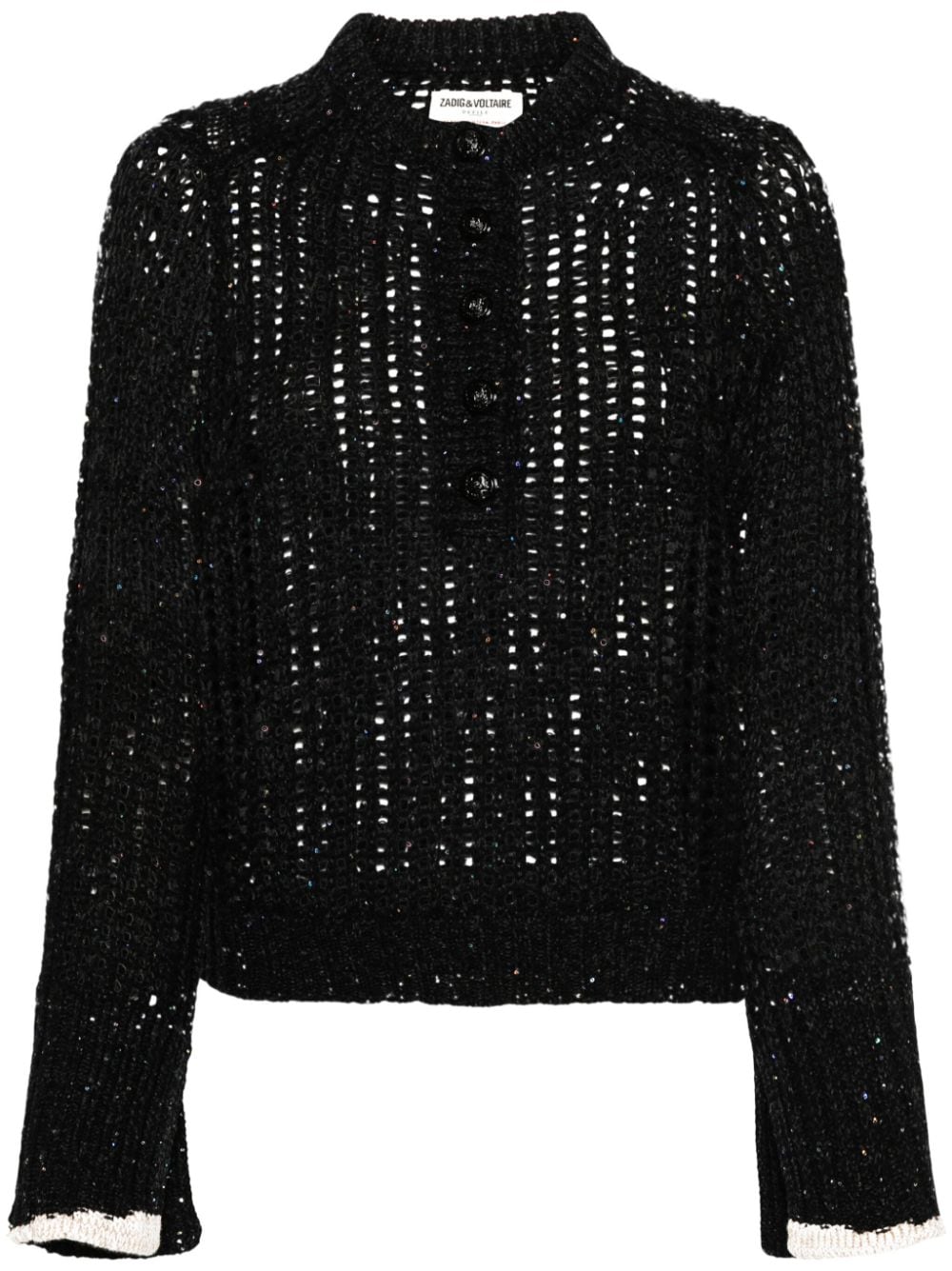 ZADIG & VOLTAIRE SEQUIN-EMBELLISHED JUMPER 