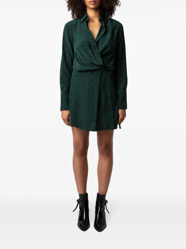 パルティール Zadig&Voltaire Runelle Jac Minidress | Green | FARFETCH