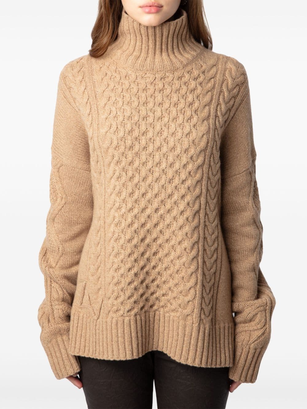 Shop Zadig & Voltaire Alma Jumper In Braun