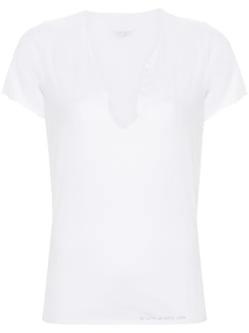 T-shirt en coton à ornements strassés - Zadig&Voltaire - Modalova