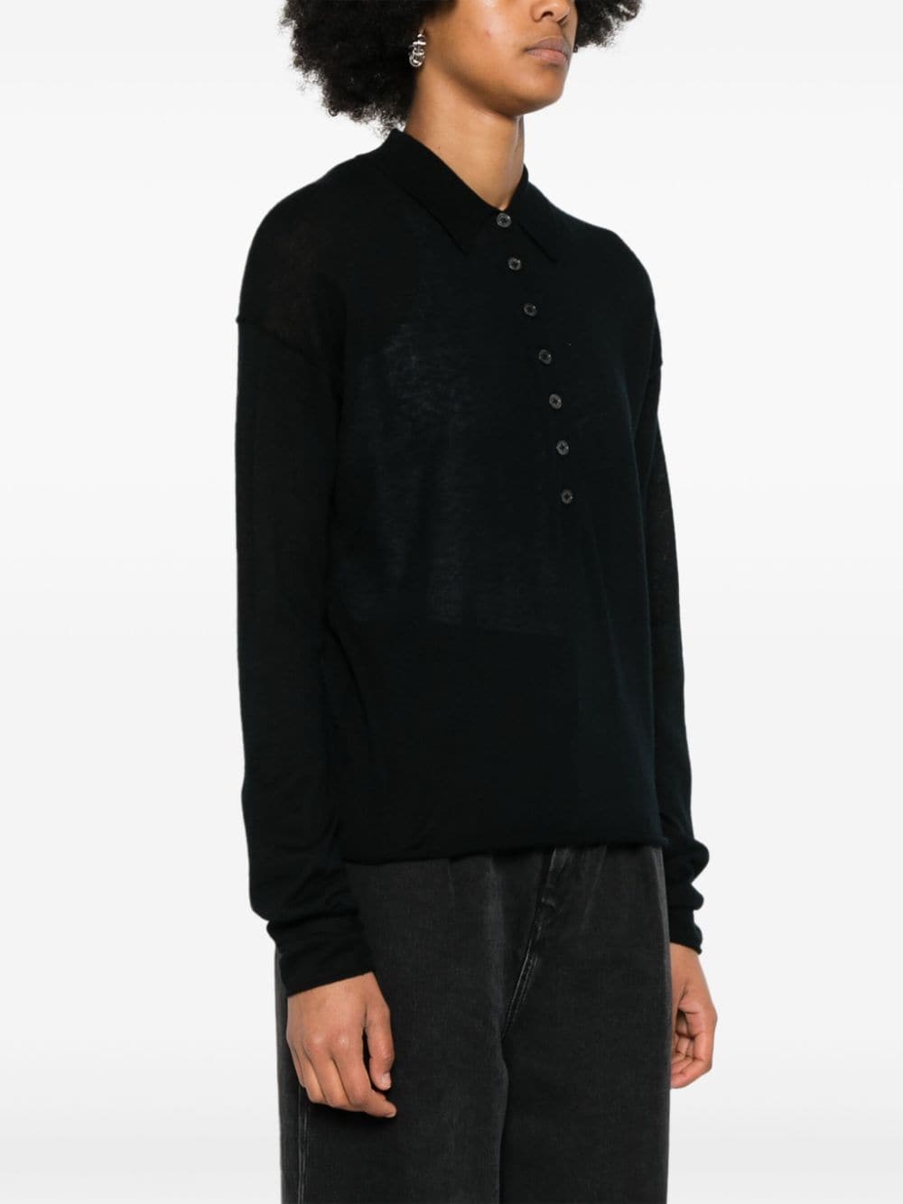 Shop Zadig & Voltaire Marly Cashmere Knitted Top In Black