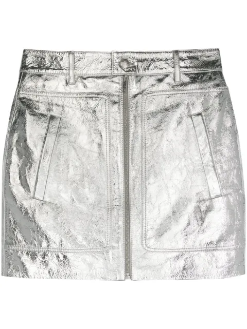 Zadig&Voltaire Jinette leather mini skirt