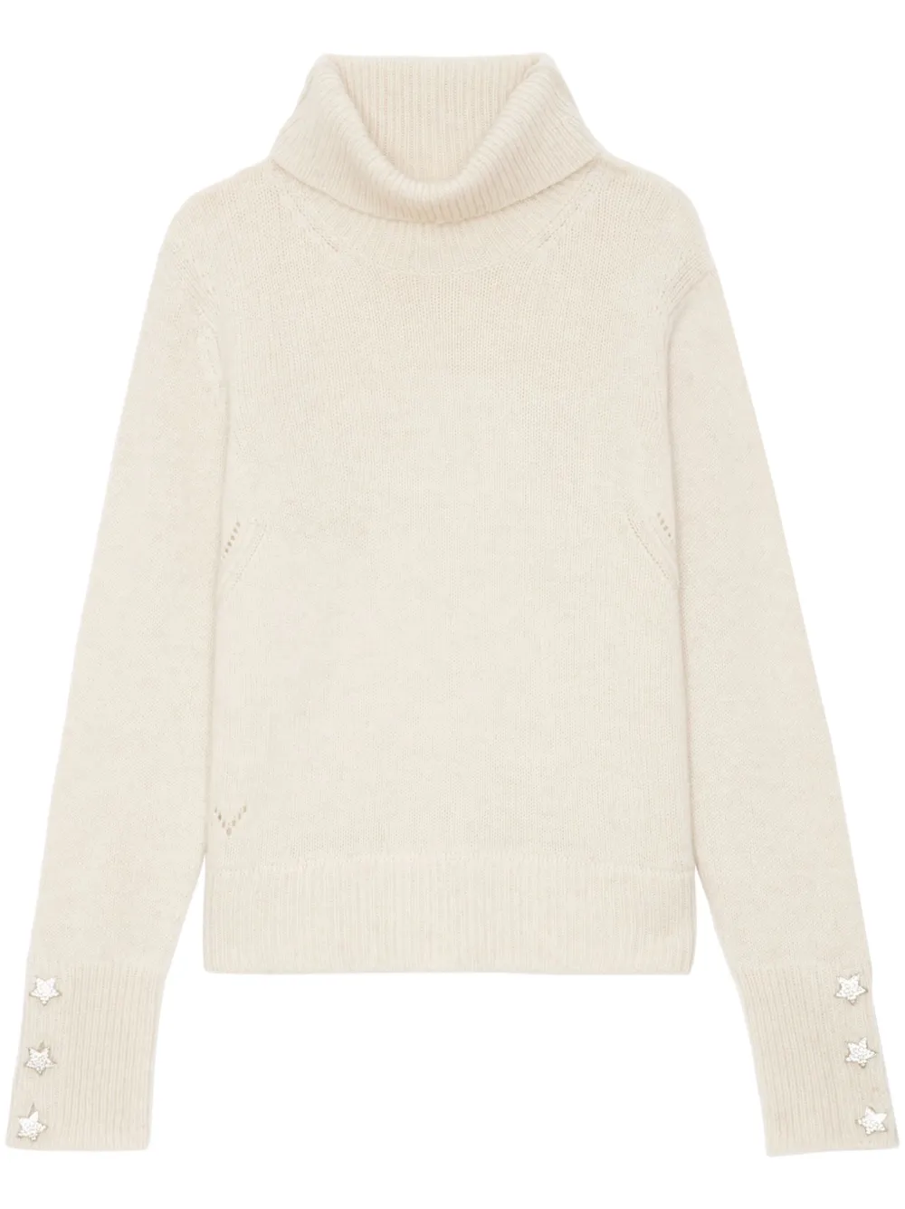 Zadig&Voltaire Boxy Bijoux trui Beige