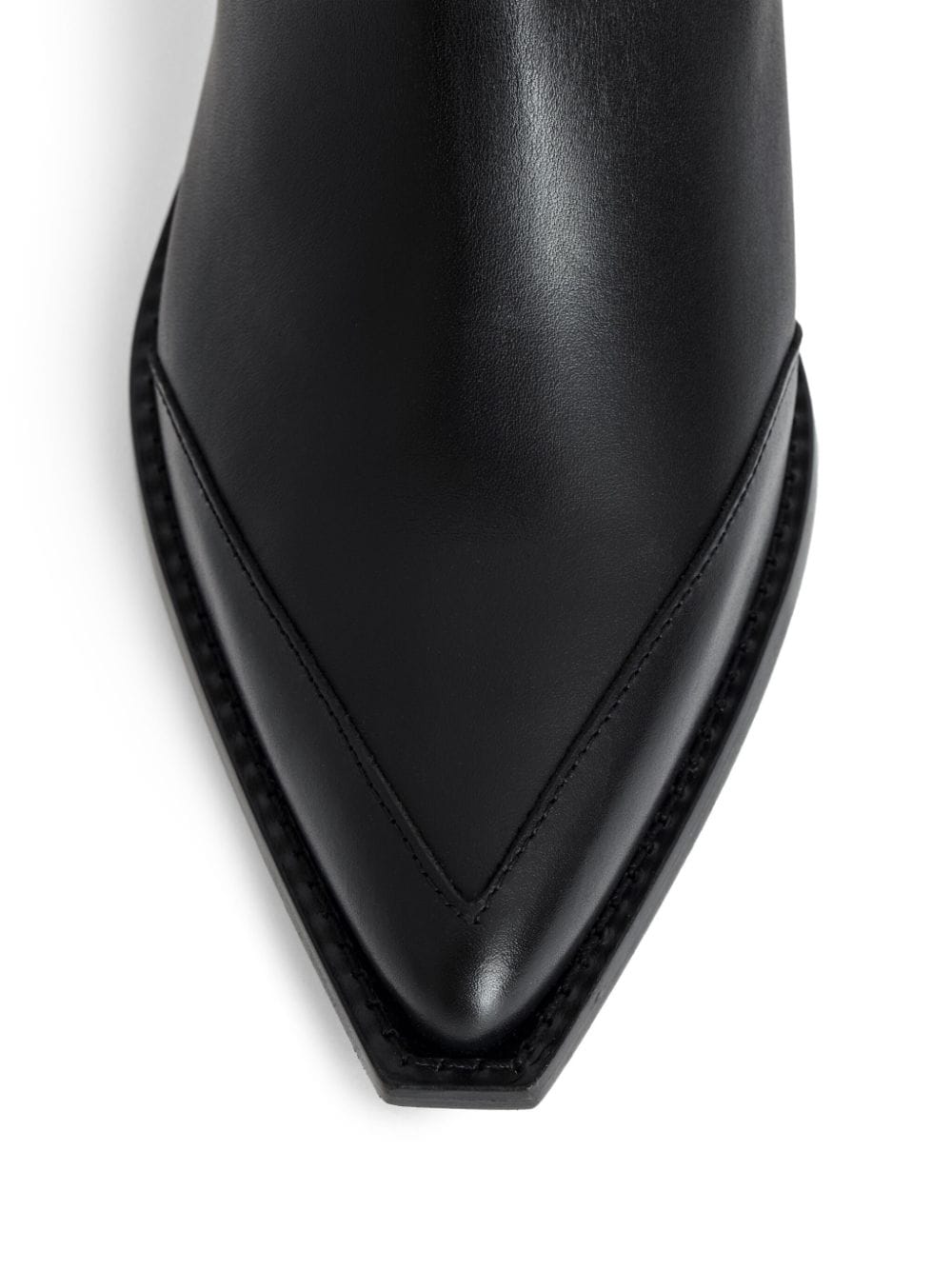 Zadig&Voltaire Cara 70 mm leren laarzen - Zwart