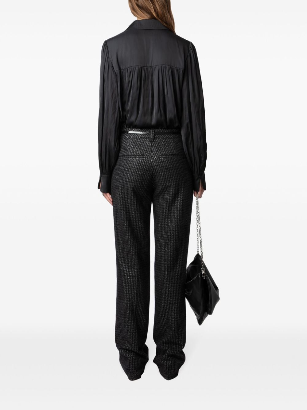 Shop Zadig & Voltaire Pistol Trousers In Black