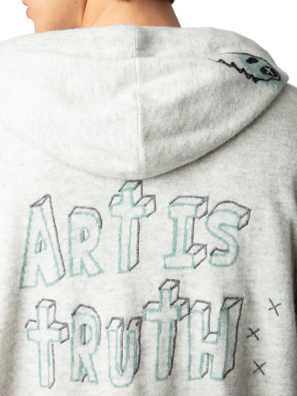 Zadig&Voltaire Clash hoodie Grijs