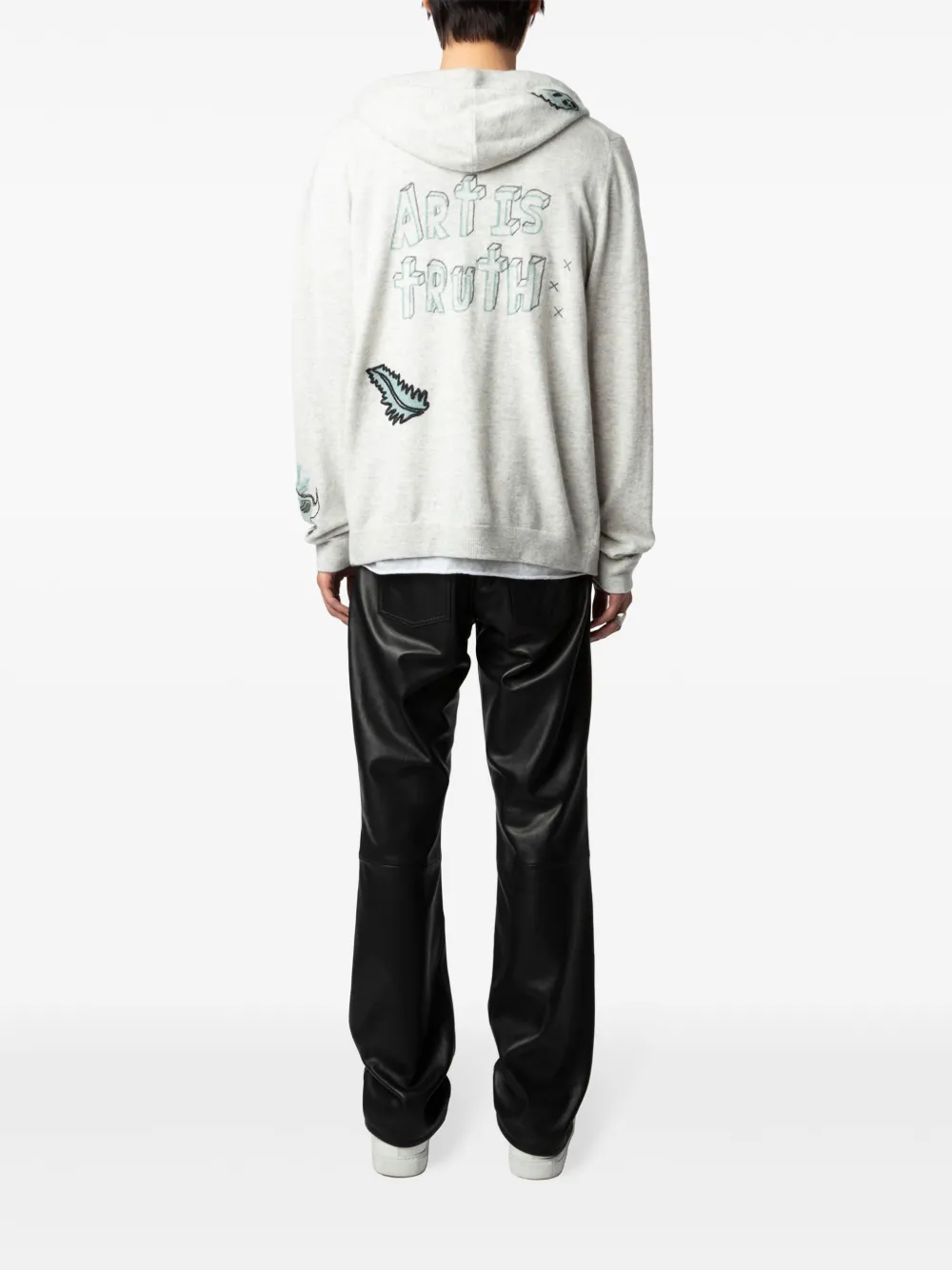 Zadig&Voltaire Clash hoodie Grijs