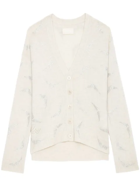 Zadig&Voltaire Mirka Strass Wings cardigan