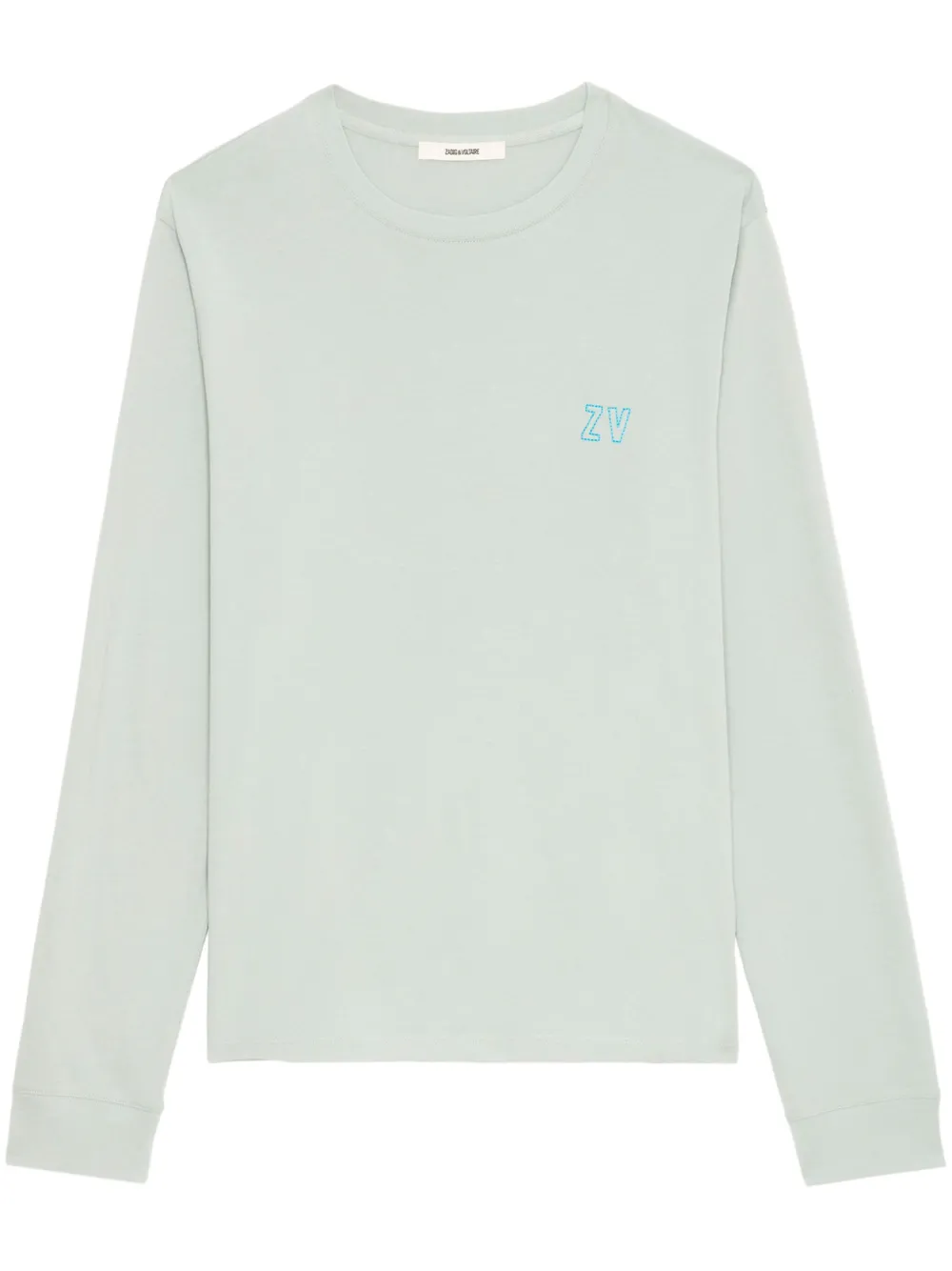 Zadig&Voltaire T-shirt met logopatch van biologisch katoen Grijs
