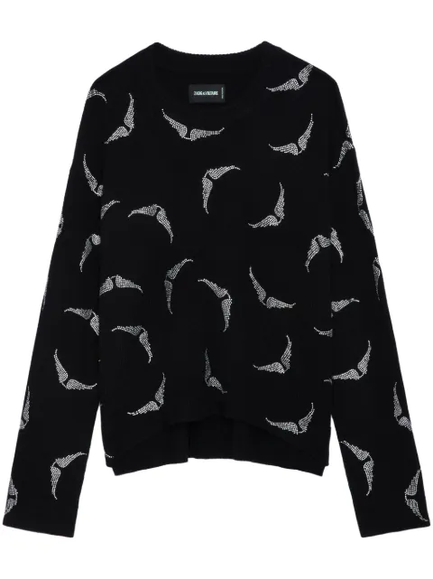 Zadig&Voltaire Markus Strass Wings jumper