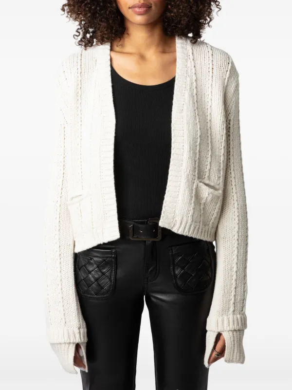 Zadig&Voltaire Travy カーディガン | ホワイト | FARFETCH JP