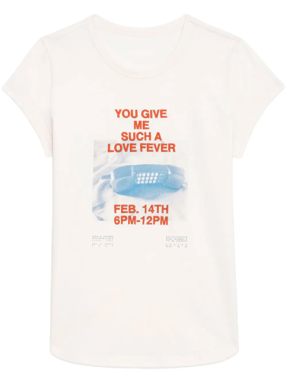 Zadig&Voltaire Gewikkeld T-shirt Wit