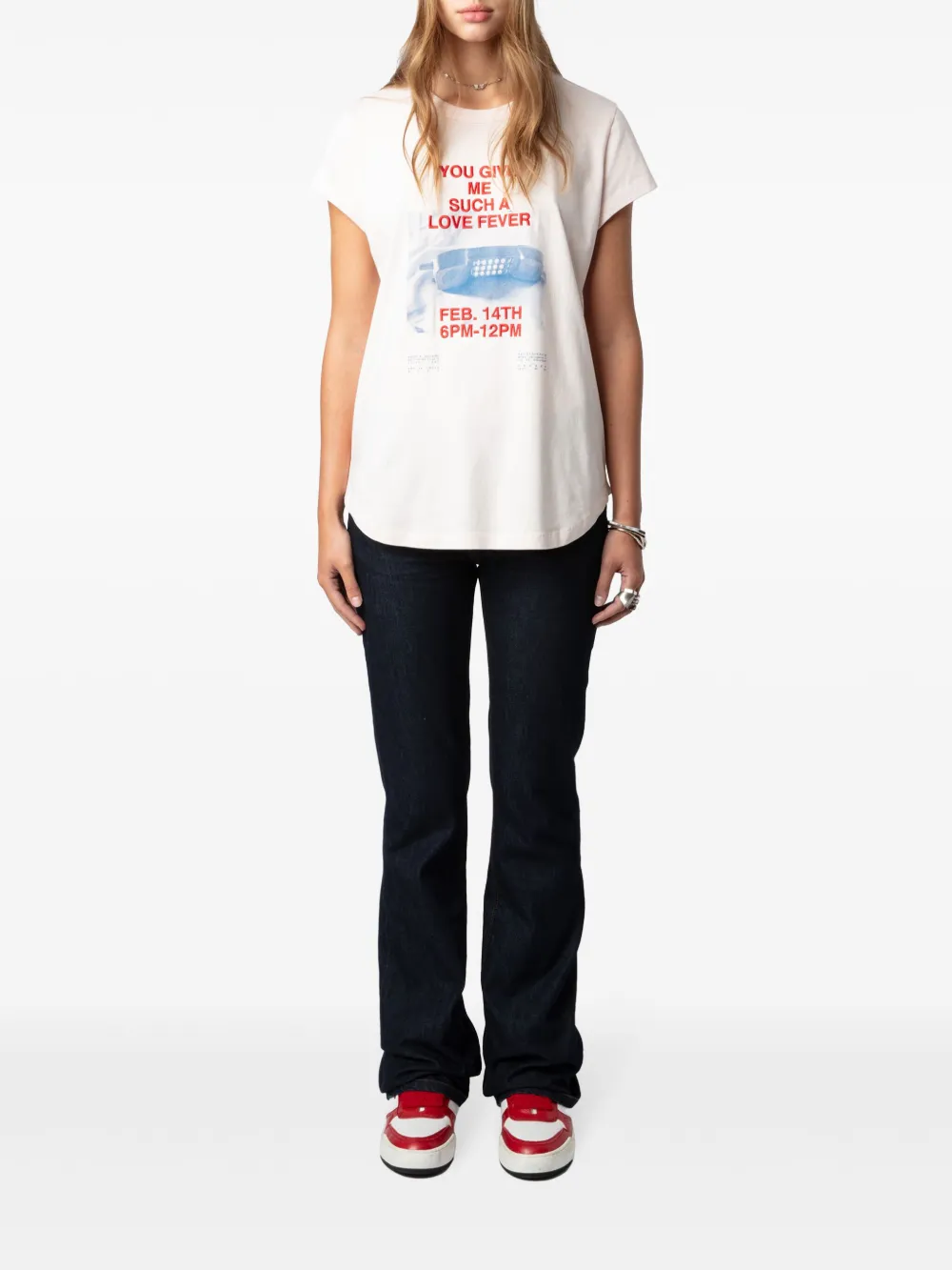 Zadig&Voltaire Gewikkeld T-shirt - Wit