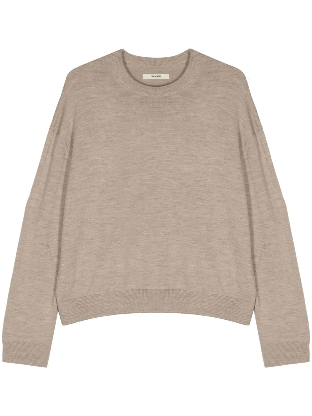 Zadig&Voltaire Marko We logo-print jumper | Neutrals | Image 1
