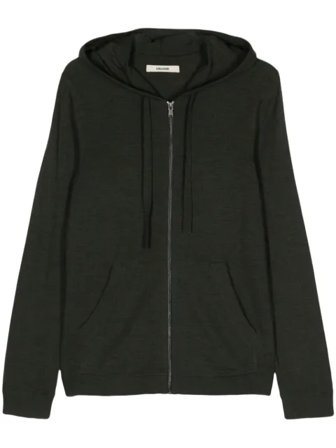 Zadig&Voltaire zip-up wool hoodie