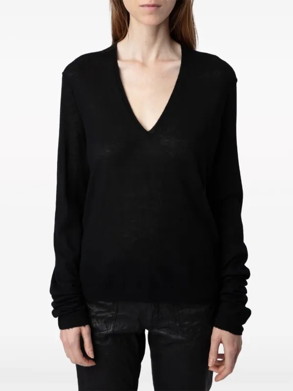 Zadig&Voltaire Rivy カシミアセーター | ブラック | FARFETCH JP