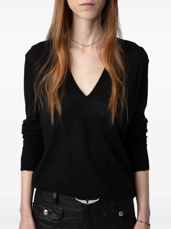 Zadig&Voltaire Rivy カシミアセーター | ブラック | FARFETCH JP